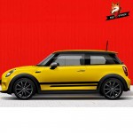 Car Side Skirt Door Body Waist Decal Line Sticker Vinyl Car Sticker for BMW MINI Cooper S One JCW Clubman F54 F55 F56 F60